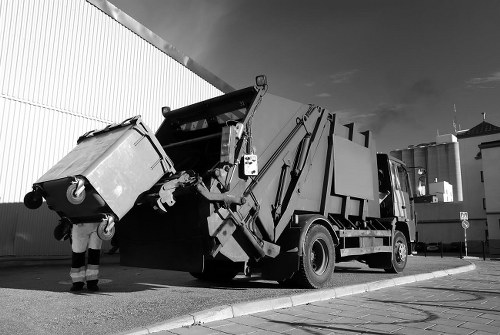 Professionals conducting loft clearance in a Herne Hill home