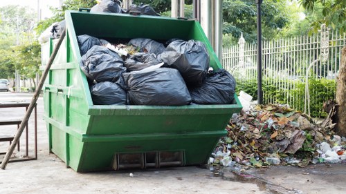 Recyclable materials sorted for recycling in Herne Hill